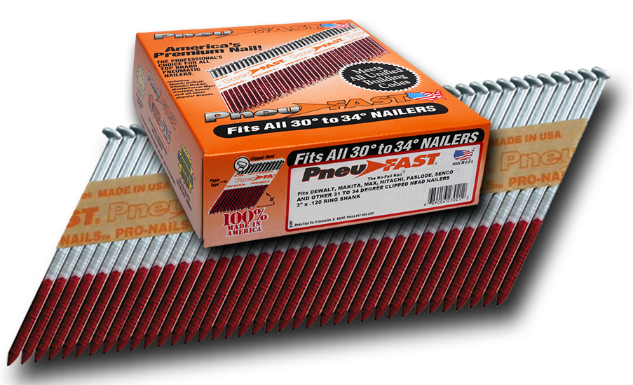 Round Head Nails Brite | Pneu-Fast America's Premium Nails
